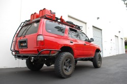 4wdirt:  #Toyota #4runner #3gen #bumper #rack #rockslider #expedition