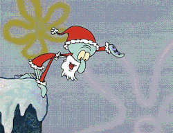 sbspgifs:Merry Christmas! Ho ho h- DOH DAH DOO DEY From “Christmas