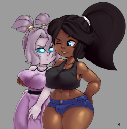 meloninu:Commision of Teddi and Calabim 