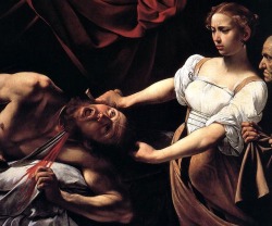 fuckindiva:Judith Beheading Holofernes by Caravaggio // Judith