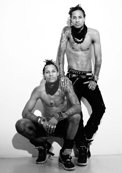 lestwinsfans:  Les Twins, Larry and Laurent Bourgeois (via Fabrice