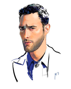 Noah Mills, a commission in collaboration with photographer Chiun