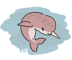 critteraday:  1/23/15 - narwhal Quick note: After Badjer and