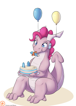 alasou:Party Dragon The cake may be a little bit more crunchy