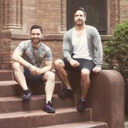 putishorts:  Just sitting on some stairs and smiling with @grantkother