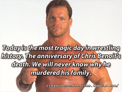 ringsideconfessions:  “Today is the most tragic day in wrestling