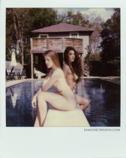 jamesmcmahen:bunnyluna + missm4caroniPolaroid 600 w/Impossible