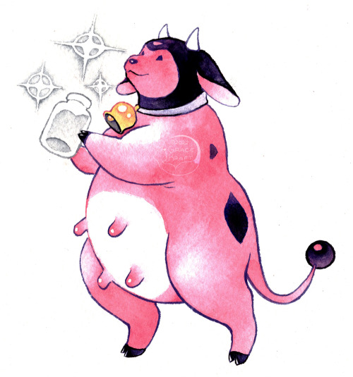 gracekraft:Miltank for the Johtodex!I know most people know Miltank