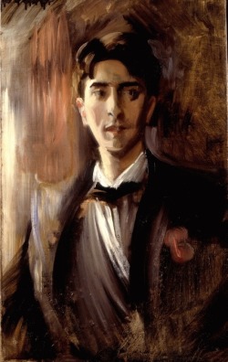 portrait of Jean Cocteau, a circa 1912 painting by Federico de