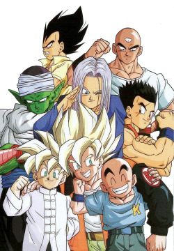 80s90sdragonballart:  Larger, background-less version of this