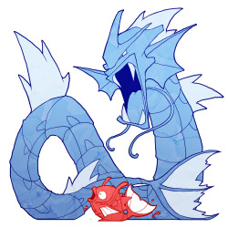 zestydoesthings:  Daily Purkamurn update! Fish dragons, an overly