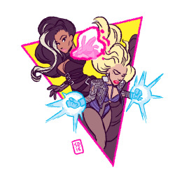 stephenduignan: Nicki Minaj and Lady Gaga looked like X-Men at