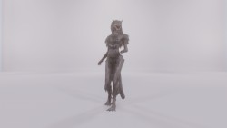 immersivebodies:  This is a test of a “furrier” Khajiit concept.