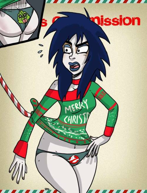 dacommissioner2k15:  X-mas 2015: Kylie Griffin (EGB)     Commissioned Artwork done by: theEyZmaster: http://eyzmaster.tumblr.com/Concept and idea: me******************************  A humorous and. ..yes naughty Christmas pinup with Kylie Griffin from