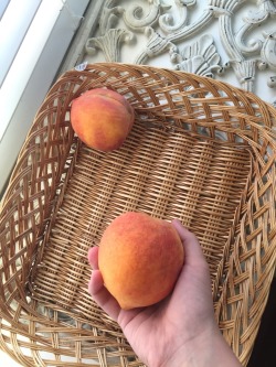 pplantastic:  only have 2 peaches left☁️☁️ 