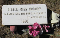 congenitaldisease:  Little Miss Nobody - On 31 July, 1960, the