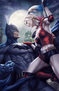 artverso:  Art Germ - Batman vs Harleyquinn  