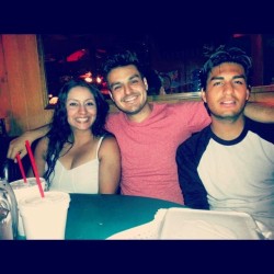 With my brother and sister. Happy birthday big sis! #mysisterisawesome