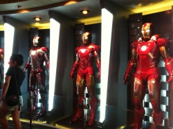 Went to the Ironman 3 exhibit at Disneyland’s Innoventions.