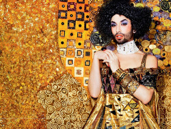 outofficial:Conchita Wurst in gold: The Austrian Eurovision
