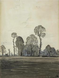 thunderstruck9:  Paul Nash (British, 1889-1946), Ploughed Fields