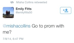 multifandamns:  I think we can all agree that Misha Collins is