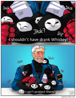 dapling:Drunk Soldier 76 Get Surprised With Reapbeans