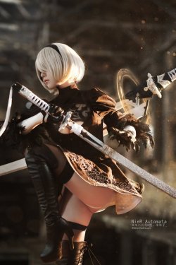 cosplayheaven: Android 2b | Nier Automata by 半半子 <