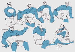 cyanroll:  study sketch page again—–Support me: https://www.patreon.com/cyanroll