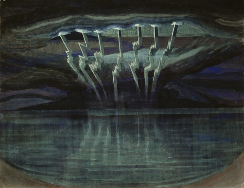 Mikalojus Konstantinas ÄŒiurlionis.Â Lightning.Â 1909.