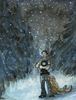 mittiepaul:  Watercolor, gouache, and ink.  