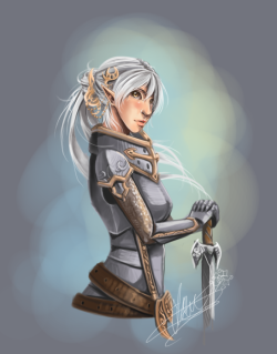 fantasy-scifi:  :SpeedPaint: Paladin by Rozen-Clowd