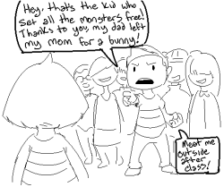 foxy-sierra:  That last panel killed me.   Frisk kills me every