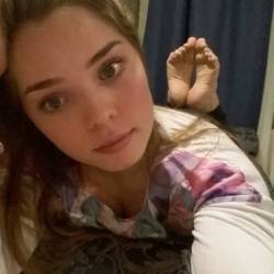 feet-lover86:  Follow This Gorgeous #footqueen ℹ@_adeline.becca_