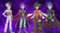 omegazerox9:All four Yu boys in semi-awakened form.