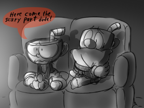 hesjayrich: rougebebending:    at least it happened of screen     Final Boss of Cuphead 2 confirmed. 