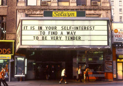 acehotel:  1993 guerrilla marquee byÂ Jenny HolzerÂ who foughtÂ the