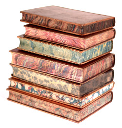 michaelmoonsbookshop:  old books 19th century leather bound books