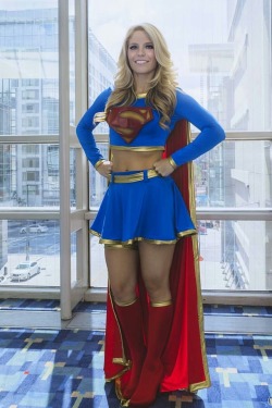 wsorrow:  The amazingly beautiful Laney Jade… best Supergirl