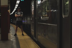 nanukjf:  Late night 6 train Sweaty No one is watching   story