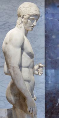 ganymedesrocks: The Ares Borghese is a Roman marble statue of