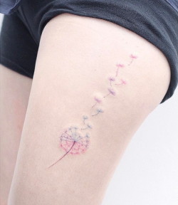 culturenlifestyle:  Stunning Pastel Tattoo Designs by Mini Lau