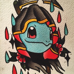 davisrider:  Close up of the reaper squirtle from the pokemon