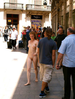 thelifeoftami:  To walk stark naked into a city … she had done