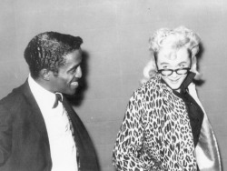 stackaly:  SAMMY AND SPARKLE. Sammy Davis Jr. and SPARKLE MOORE.