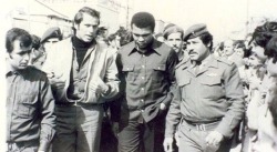 antisleep: Muhammad Ali visiting a Palestinian refugee camp in
