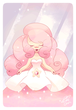 chicinlicin:  I wasn’t planning on doing Rose Quartz but oh