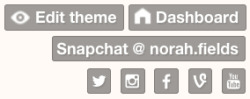 norahfields:   How to get Social Media Icons matching to your