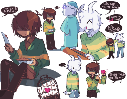 charamells:Deltarune doodles