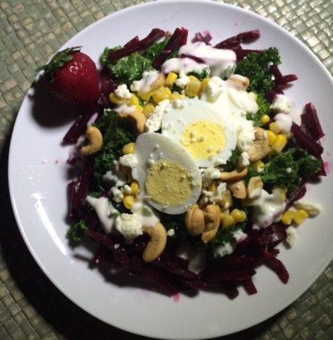 Kale & Red Beet Salad